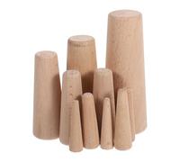 GATHINESS 10 Pezzi Tappi in Legno Conici per Barca Uso Emergenza Set Accessori Nautici per Valvole e Imbarcazioni in Legno Resistenti per Uscite Quotidiane