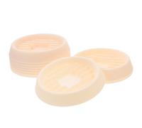 GATHINESS 10 Pezzi Vassoio Rotondo in Plastica Pp Beige per Fioriere e Piante, Sottovaso Resistente e Riutilizzabile, per Giardinaggio Indoor e Protezione Radici