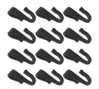 GATHINESS 12 Pezzi Ganci da Cucina in Plastica S Forma da Facili da Pulire e Installare Ganci Adattabili per Mensole e Ripiani Soluzione Salvaspazio per Utensili e Accessori da Cucina