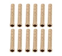 GATHINESS 12 Pezzi Inserti in Ottone per Aste di Frecce da Caccia 100 Grain, Vite per Diametro Interno 6,2mm, Ottimizzati per Stabilità e Precisione Migliorata, Adatti a Principianti
