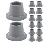 GATHINESS 15 Pezzi Piedini di Ricambio in Gomma Antiscivolo 28 MM | Compatibili Molti Modelli, Montaggio senza Attrezzi, per Sgabelli Doccia e Ambienti Umidi