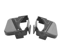 GATHINESS 2 Paia Pedalini Posteriori per Bicicletta in Acciaio Nero | Supporto Robusto, Texture Antiscivolo, per Asse Anteriore e Posteriore, Uso Off-road e Gite in Famiglia