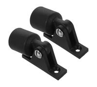 GATHINESS 2 Pezzi Accessori per Bimini Top per Barche in Nylon Plastica Nero, Tappo Superiore Versatile e Facile da Rimuovere, per Avventure e Uso Marittimo su Yacht, Adatto a Tubo da 22mm