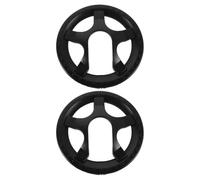 GATHINESS 2 Pezzi Protezione Nera per Pedivella Bici a Cinque Fori in | Compatibile Ruota Catena, Struttura Leggera e Stabile, per Bici da Montagna e Spostamenti Quotidiani
