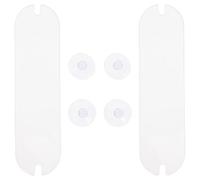 GATHINESS 2 Pezzi Supporto per Carte da Auto in Acrilico con Ventose Forti | Trasparenza Elevata, Installazione senza Attrezzi, per Permesso Parcheggio e Carte, Uso su Veicolo