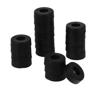 GATHINESS 20 Pezzi Piedini in Gomma per Diffusori Acustici Antiscivolo e Ammortizzanti, 30x10mm, Protezione Pavimento e Stabilità per Mobili e Apparecchi Audio