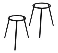 GATHINESS 2pezzi Treppiede Supporto Lampada Alcool in Ferro Resistente per Laboratorio Chimico e Scuola Stand Stabile per Esperimenti di Chimica e Riscaldamento