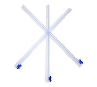 GATHINESS 3 Pezzi Taglierina per Pellicola Trasparente da 37cm in Plastico Struttura Riutilizzabile e Uso Bidirezionale per Cucina e Hotel