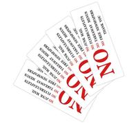 GATHINESS 4 Pezzi Adesivo per Cassette della Posta in Pvc Resistente, Etichetta No Junk Mail per Porta, Facile da Usare, per Casa e Attività Commerciali, Previene Consegne Errate