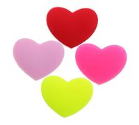 GATHINESS 4 Pezzi Smorzatore Accessorio Antivibrazione Forma di Cuore per Racchetta da Tennis Leggero e Resistente per Migliorare Comfort di Gioco