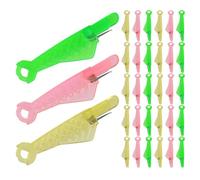 GATHINESS 45 Pezzi Inseritore Ago a Forma di Pesce in Plastica Compatto e Portatile per Cucito e Lavoro Macchina da Cucire