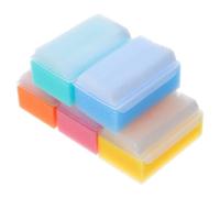 GATHINESS 5 Pezzi Spazzola Tattile per Bagnetto Ragazzo Ragazza in Spugna e Pp per Massaggio Sensoriale e Rimozione Crosta Lattea nel Bagno Colore Casuale