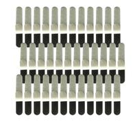 GATHINESS 50 Pezzi Assorbenti per Sudore Monouso Non Tessuto Nero, Adesivi e Facili da Applicare, Cuscinetti Assorbenti per Cappelli e Colletti, per Camicie e Bluse