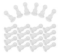 GATHINESS 50 Pezzi Chiusure per Orecchini a Bottone Trasparenti in Silicone Morbido, Cuscinetti di Sicurezza Anti-caduta per Orecchie Sensibili, Ricambi per Uso Quotidiano e Accessori Fai