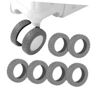 GATHINESS 8 Pezzi Copri Ruote Valigia in Silicone Antiscivolo per | Installazione Facile, Assorbimento Urti, Protezione delle Ruote, Accessorio per Bagagli e Viaggio