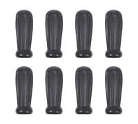 GATHINESS 8pezzi Maniglie per Calcio Balilla in Plastica Nera Design Ergonomico e Superficie Liscia per Tavolo da Biliardino Facili da Pulire