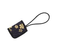 GATHINESS Anello per Ventaglio Pieghevole Blu Design Ciliegio, Portatile e Facile da Conservare, Accessorio Elegante per Ventagli Giapponesi