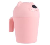 GATHINESS Annaffiatoio Bagnetto per Stile Orso Cartone Animato in Pp Multiuso per Bagnetto e Gioco Tazza e Cucchiaio Rosa per Neonati e Colore Casuale