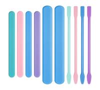 GATHINESS Bastoncini in Silicone Bastoncini Versatili Riutilizzabili 10 Pezzi per Mescolare Resina e Vernice per Laboratori Artistici e Strumenti per Stampi in Resina Riutilizzabile