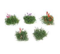 GATHINESS Blocchi di Fiori Finti Realistici in Nylon Riutilizzabili e Tagliabili Liberamente per Produzione di Miniature e Paesaggi in Scala Micro