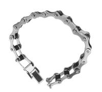 GATHINESS Bracciale Uomo Resistente alla Ruggine e Non Scolorisce Colore Catena Stile Motocicletta Punk in Acciaio Inossidabile per Compleanno Adatto a Ragazzi e Uomini Colore Casuale