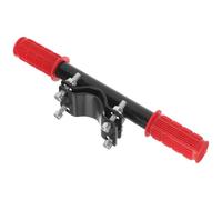GATHINESS Bracciolo per Seggiolino Bici Rosso in Plastico e Lega, Supporto Posteriore per Tubi da 25,4 a 31,8mm, per Biciclette da Strada e Mountain Bike