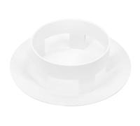 GATHINESS Cappello Antipioggia per Stufa in Plastica Bianco, Leggero e Resistente Forma a Fungo, per Protezione Tetti e Tubi di Ventilazione