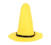 GATHINESS Cappello da Strega in Feltro Leggero Design Unico a Cappello Alto e Portatile Giallo per Decorazioni di Halloween e Eventi a Tema