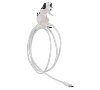 GATHINESS Cavo USB C Tipo-c con Design Cane Mobile Ricarica Veloce e Trasferimento Dati per Smartphone Cavo Resistente e Flessibile con Decorazione Animale Originale