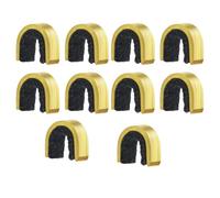 GATHINESS Clip per Corda da Tiro Arco in Rame 10 Pezzi per Fissaggio Preciso e Protezione della Corda Accessori per Arco per Uso