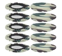 GATHINESS Copri Cuffie Elastici 10 Pezzi Copertura Morbida per Auricolari Tondi Protezione Antipolvere Traspirante per Uso Outdoor e Running