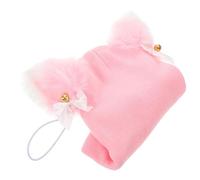 GATHINESS Copricasco Sportivo Lavorato a Maglia e Adulti, Copertura Casco da Sci e Snowboard Design Cartone Animato Rosa, Alta Visibilità e Taglia Unica Regolabile per Sport Invernali