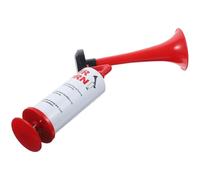 GATHINESS Corno a Mano Portatile Rosso in ABS per Eventi Sportivi, Tromba da Stadio Manuale Che Crea Un'atmosfera Eccitante e Rumorosa Durante Le Partite di Calcio