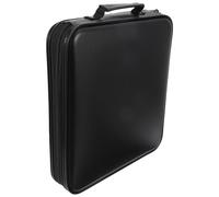 GATHINESS Custodia CD Grande Capacità Nera per CD e Dvd da Viaggio | Protezione da Polvere e Umidità, Organizzazione Ordinata, Materiale Non Tessuto e Pp, per Casa e Spostamenti