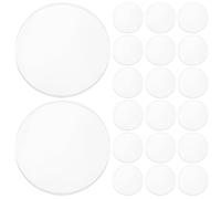GATHINESS Distanziatori per Tavolo in Vetro 50 Pezzi, Pad Antiscivolo Trasparenti Rotondi in Pp, Protezione Facile da Pulire per Mobili e Superfici Delicate