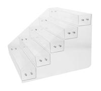 GATHINESS Espositore Sigarette Acrilico 5 Ripiani Verticale Porta Pacchetti 50 Unità Organizer da Banco Multifunzionale per Negozi e Supermercati