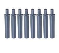 GATHINESS Fermaporta per Armadietto in ABS, Set 8 Pezzi Pomello per Pavimento Grigio Scuro, Paracolpi per Porta Scorrevole Cuscinetto Ammortizzante Silenzioso per Uso Domestico