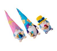 GATHINESS Folletti Estivi da Spiaggia 3 Pezzi in Cotone e PP con Ghiaia per Decorazioni di e Eventi Colore Casuale