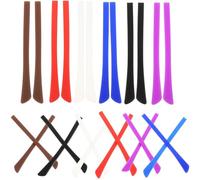 GATHINESS Gommini Antiscivolo in Silicone per Evitare lo Scivolamento 12 Paia Punte per Tempie Morbide e Resistenti per Occhiali da Lettura e Vista per Attività Quotidiane
