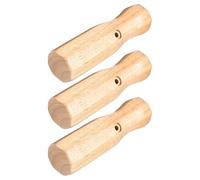 GATHINESS Impugnature per Biliardino in Legno 3 Pezzi Design Antiscivolo e Controllo Preciso per Giochi Calcio da Tavolo in Aree Ricreative Sociali
