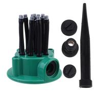 GATHINESS Irrigatore Automatico per Giardino 360 Gradi e Molte Testine Spruzzatrici in Abs e Pvc per Annaffiare Fiori in Serra e Produzione Agricola