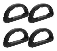 GATHINESS Maniglia in Plastica Nera per Phon Cani, Impugnatura Resistente e Facile da Sostituire, Accessorio per Asciugatrice Animali Domestici 4 Pezzi