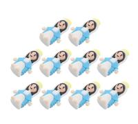 GATHINESS Mini Statuine Maria in Plastica Set da 10 Pezzi, Decorazioni per Torta Non Commestibili, Ornamenti da Tavolo per Feste e Micro Paesaggi, per Decorazioni Festival e Regali Party