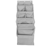 GATHINESS Organizer da Appendere Dietro Porta Oxford, Grigio | Multistrato, Traspirante e Resistente, per Scarpe, Posta e Pantofole, Soluzione Salvaspazio per Casa e Dispensa