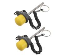 GATHINESS Perno Magnetico per Pesi 8x100 Mm in Acciaio con Corda di Trazione Antiscivolo, Spilla per Attrezzatura da Palestra Sostitutiva, Compatibile con Macchine per Esercizi Domestiche