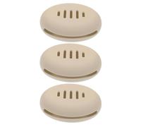 GATHINESS Porta Spugna in Silicone 3 Pezzi, Custodia Portatile per Spugnette e Ciprie da Viaggio e Casa
