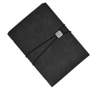 GATHINESS Quaderno A5 Triplo in Pelle PU con Cinghia e Portapenne | Tasche e Scomparti Interni, per Appunti, Disegni, Poesie, Uso Quotidiano e Regali Speciali