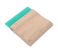 GATHINESS Raschietto per Serigrafia Manico in Legno Durometro 75 | Gomma Elastica, Bordo Appuntito e Piatto, Controllo del Flusso, per Artisti e Stampatori su Tessuti