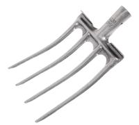 GATHINESS Rastrello a Mano in Acciaio al Manganese 4 Denti Attrezzo Sarchiatore da Giardino per Dissodamento e Diserbo Utensile Agricolo per Orto Fiori e Alberi da Frutto Uso Esterno e