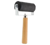 GATHINESS Rullo in Gomma per Incisione e Stampa, Brayer Nero con Manico